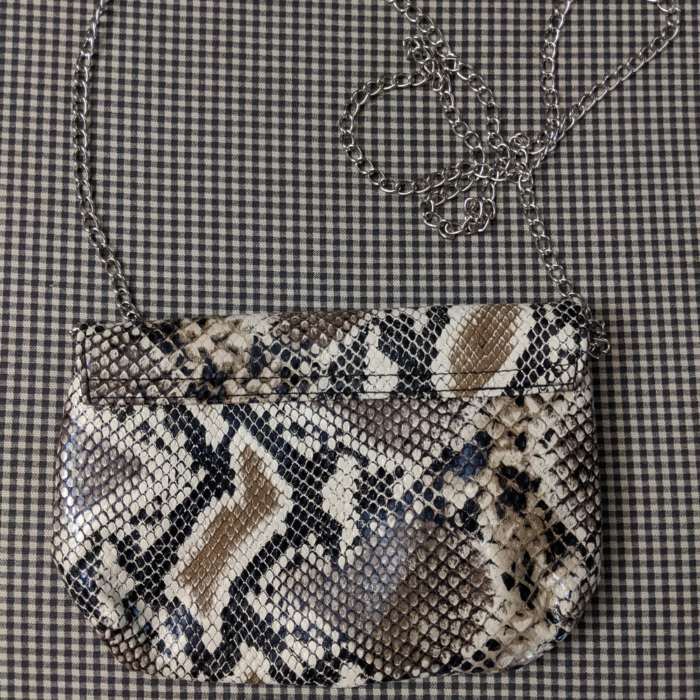 Soft Sided Python Print Bag - image 3